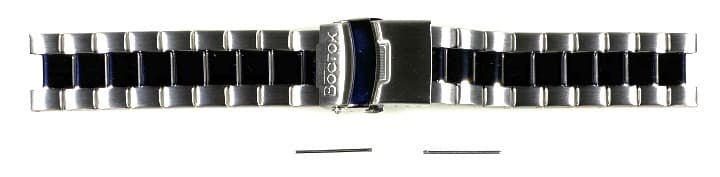 20mm AMPHIBIA NEPTUN 3-reihiges Edelstahlarmband von VOSTOK 175mm (ST20-05)