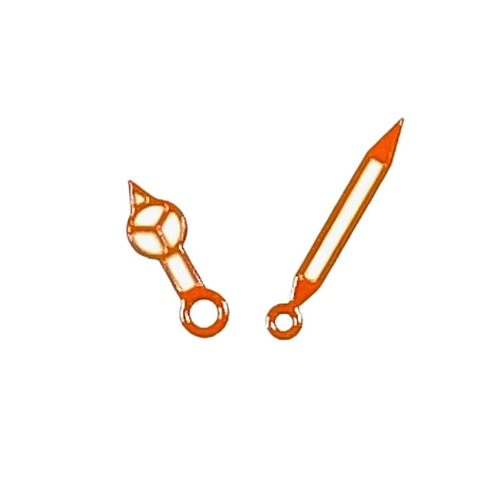 Orange Mercedes Zeiger VOSTOK AMPHIBIA KOMANDIRSKIE (PAAR71) - 1