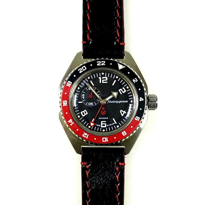 VOSTOK KOMANDIRSKIE mit zusätzlicher 24Std.-Zeit (650539 S3) - 2